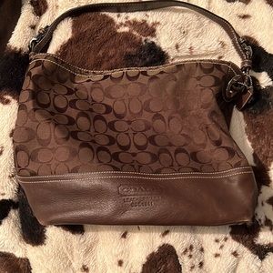 Vintage coach tote bag